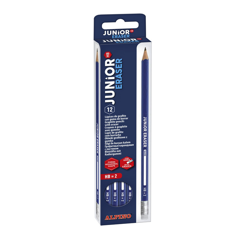 Lápiz grafito Junior con goma