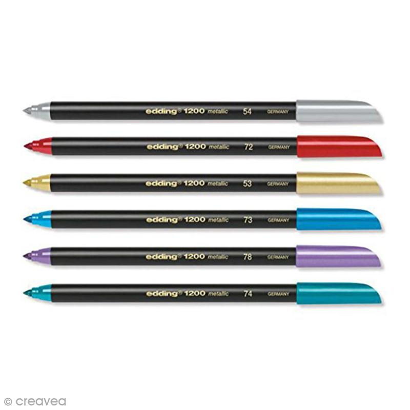 Rotulador Edding 1200 metalizado