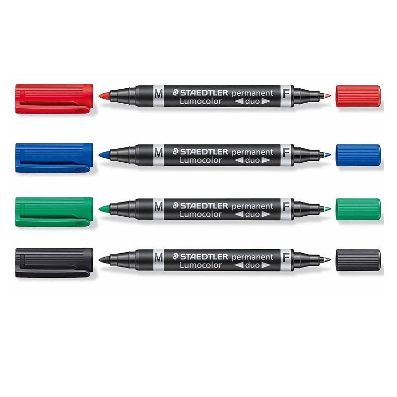 Rotulador permanente Lumocolor 348 doble punta Staedtler 