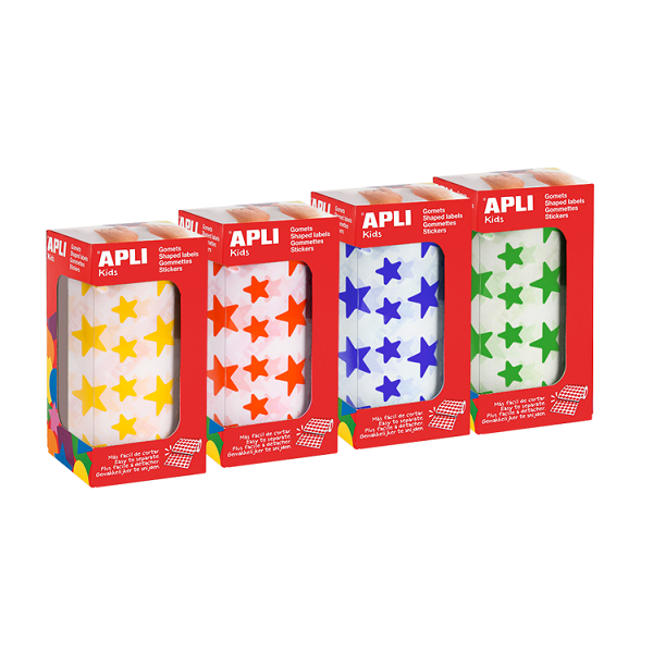 Rollos de Gomets estrellas