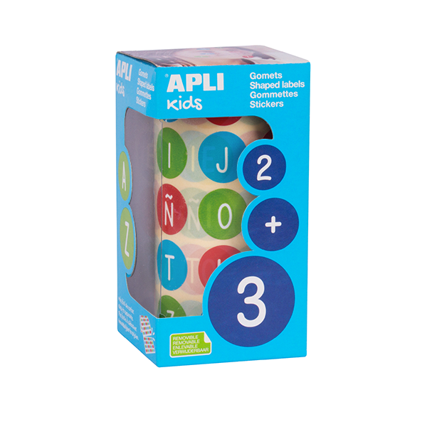 Gomets de vocales y abecedario