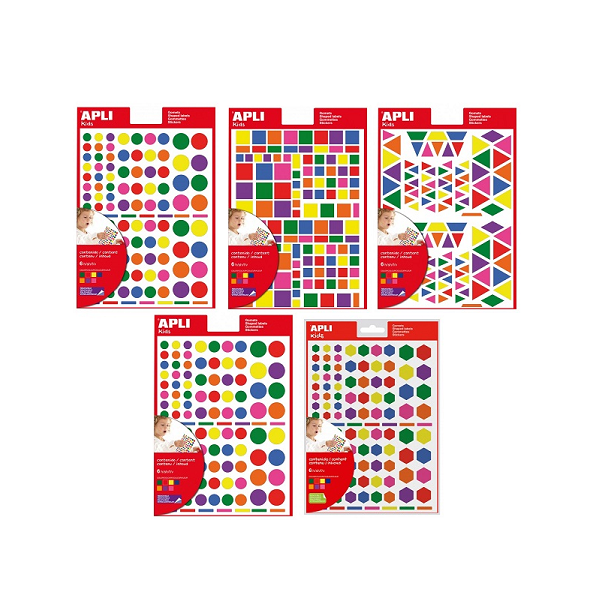 Sobres de Gomets multicolor