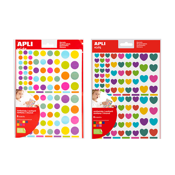 Sobres de Gomets Apli pastel