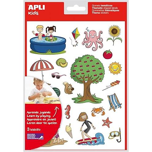 Gomets temáticos removibles 