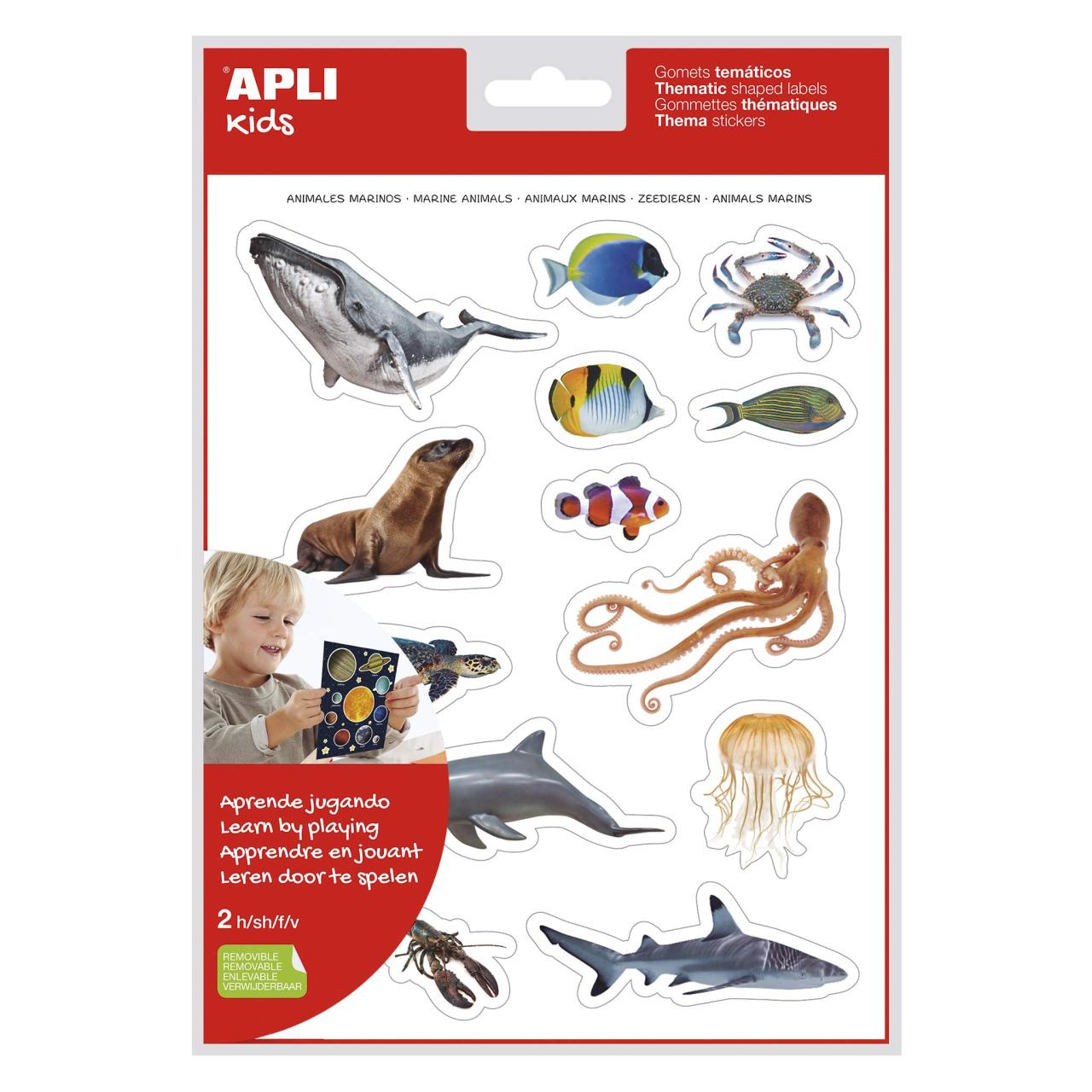 Bolsa gomets temáticos realistas