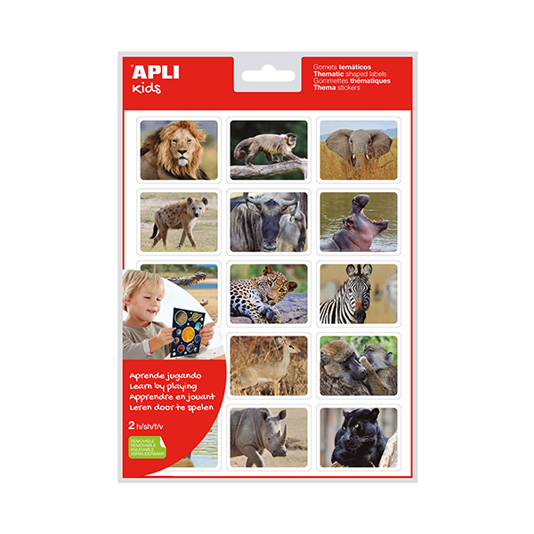 Bolsa gomets temáticos realistas