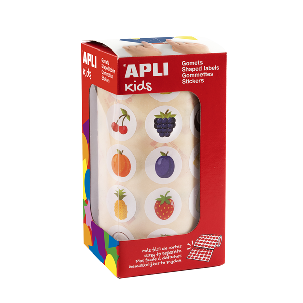 Rollos gomets temáticos permanentes