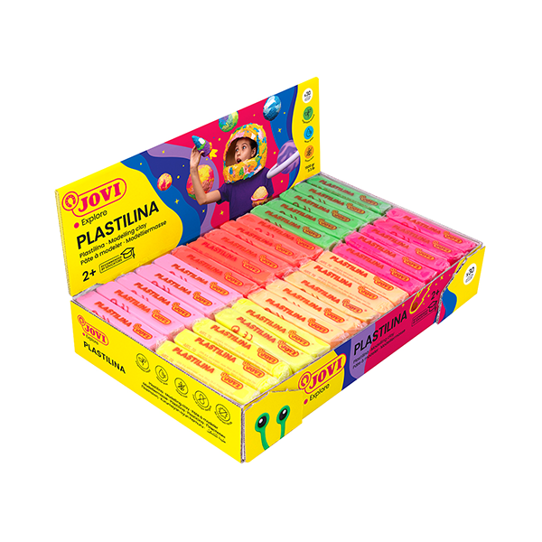 Plastilina Jovi colores Neón - Pack 30 uds 