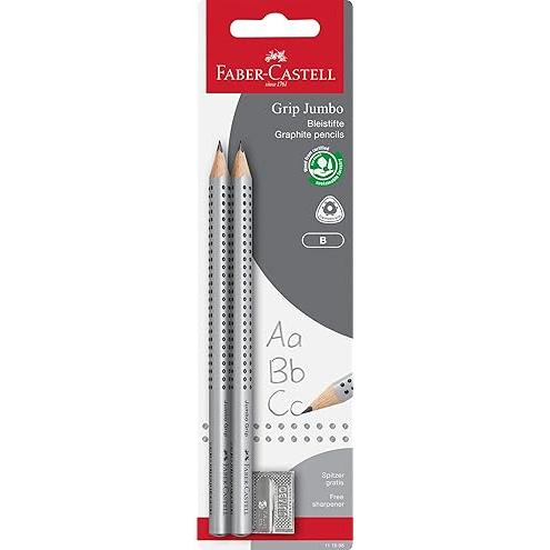 Lápiz grafito triangular HB grueso Grip 2001 - Faber-Castell