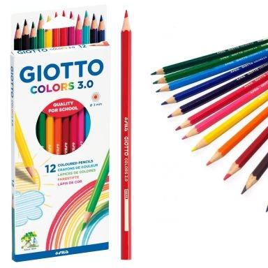 Lápices de colores Giotto Colors 3.0 - Pack de 12 colores