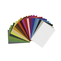 Plancha fieltro 30x45 colores. Pack 10 uds.