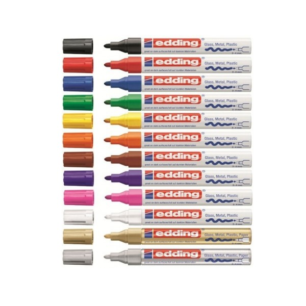 Rotulador Edding 750 efecto lacado