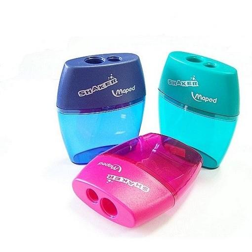 Afilalápiz de plastico 2 usos con depostio Shaker