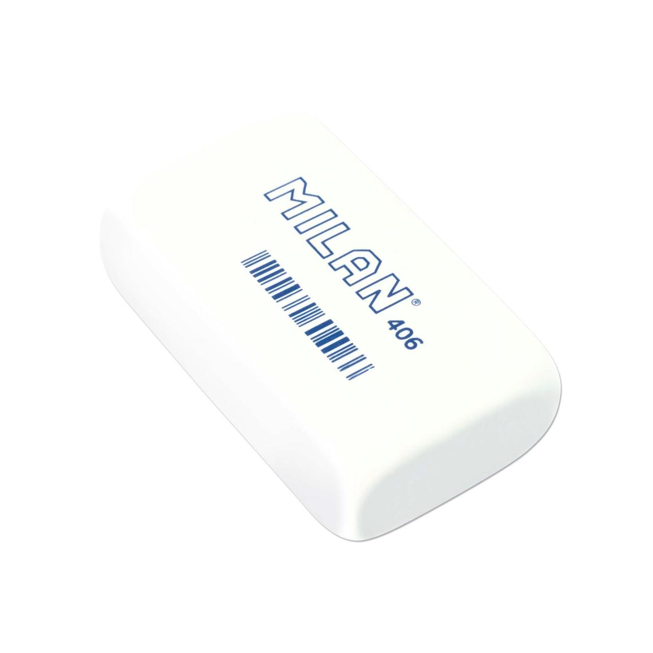 Goma de borrar MILAN 406 caja de 6 unidades